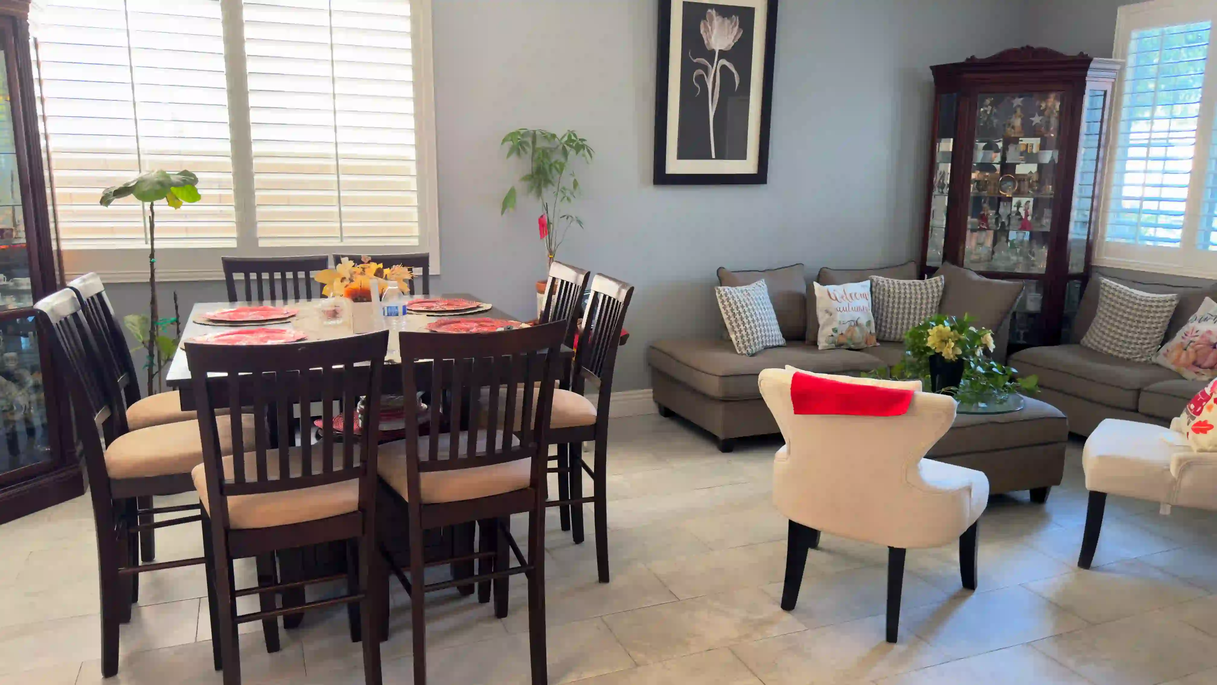 A thumbnail for a clickable image of the family room.