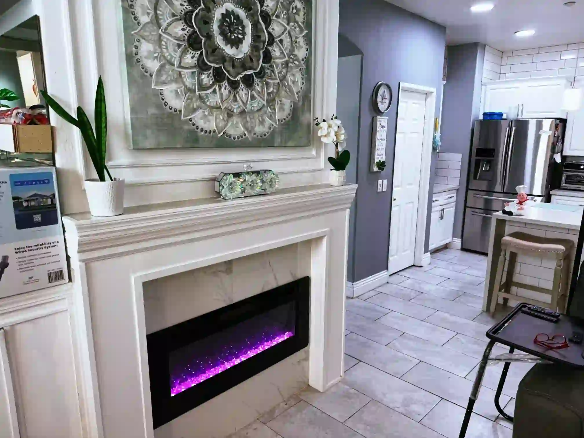 A thumbnail for a clickable image of the living room.