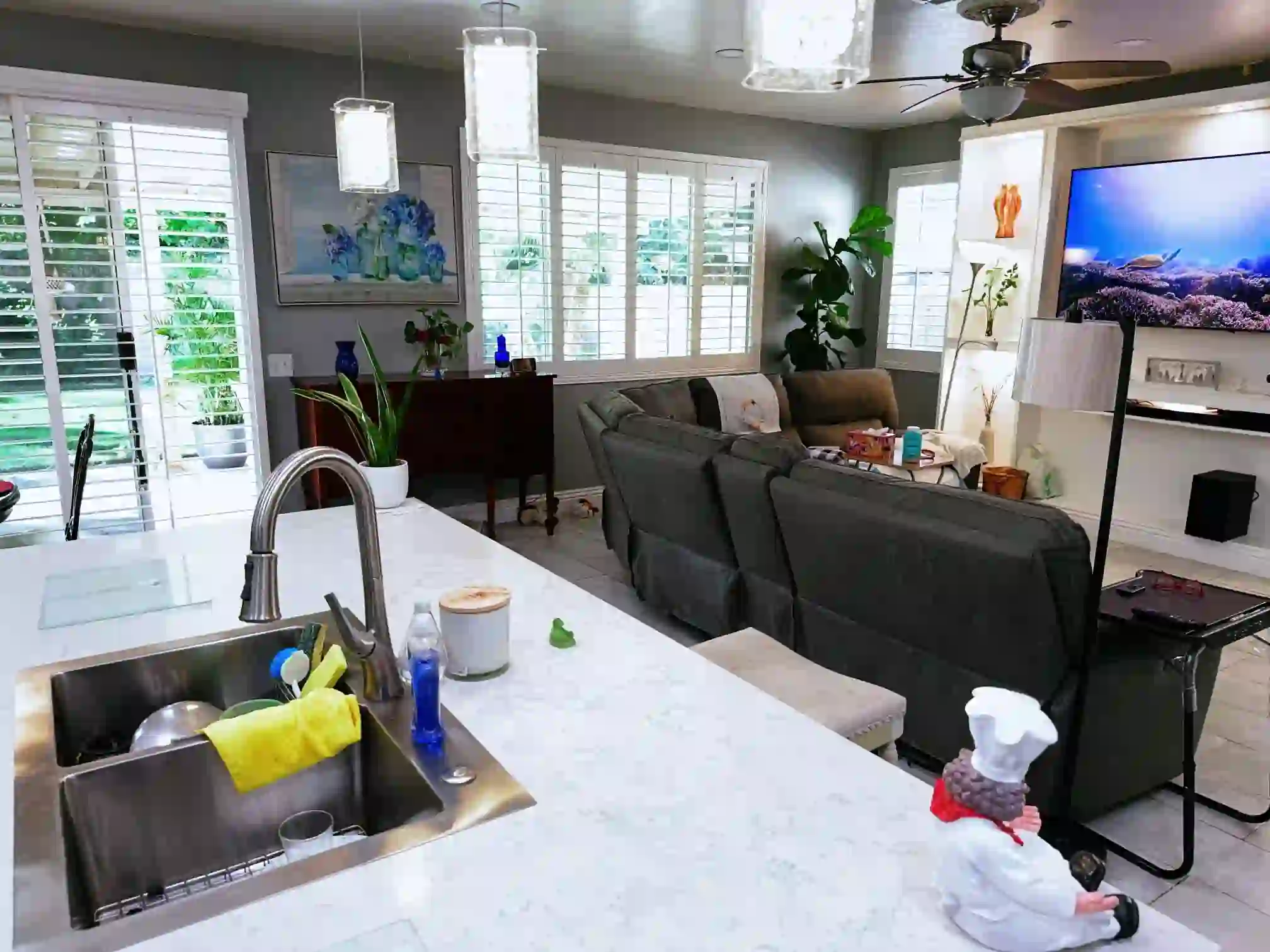 A thumbnail for a clickable image of the living room.
