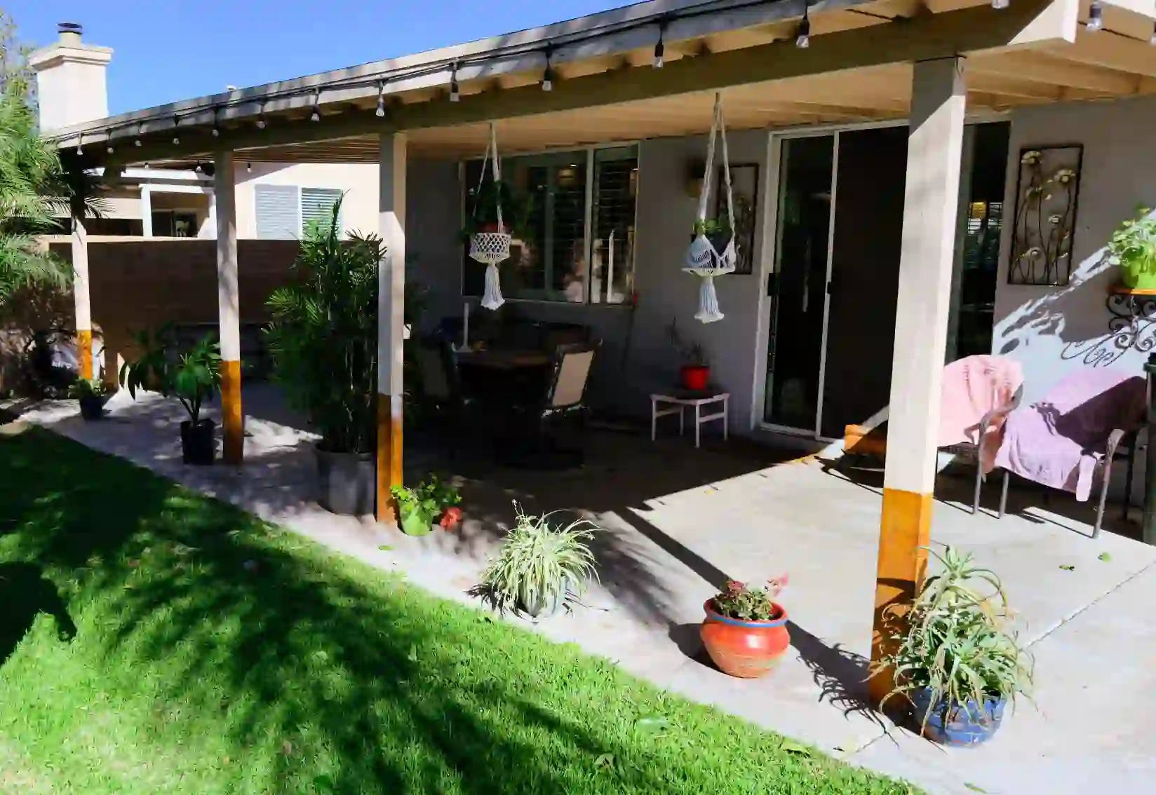 A thumbnail for a clickable image of the patio.