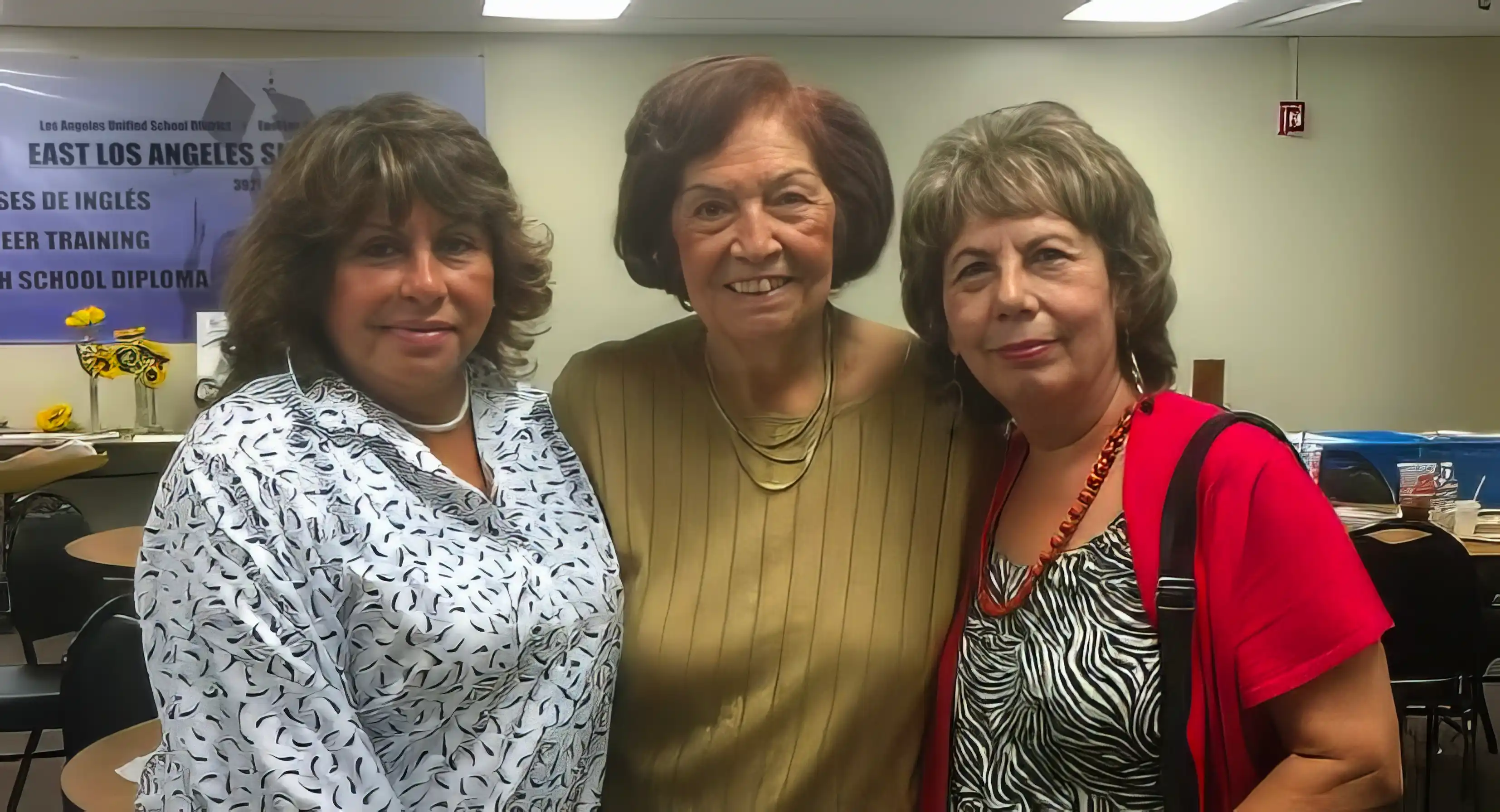 Sonia pictured with a client and friend at an event and outing.